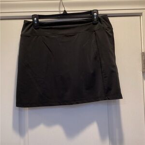 Classic Black Skort With Pockets